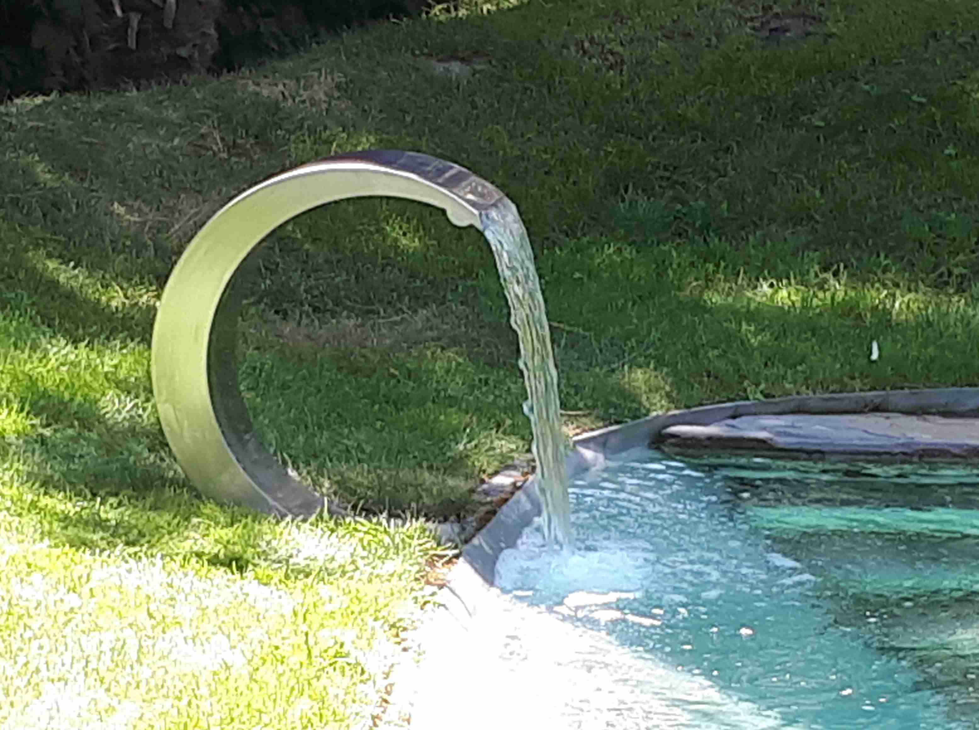 Wasserfall gebogen